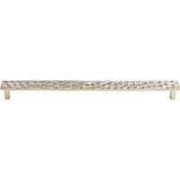 Worldwide Flooring Design Center Cobblestone Pull 12 9/16 Inch (c-c) Polished Nickel Cobblestone Pull 12 9/16 Inch (c-c) Polished Nickel Top Knobs Decorative Hardware
