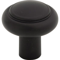 Worldwide Flooring Design Center Clarence Knob 1 1/4 Inch Flat Black Clarence Knob 1 1/4 Inch Flat Black Top Knobs Decorative Hardware