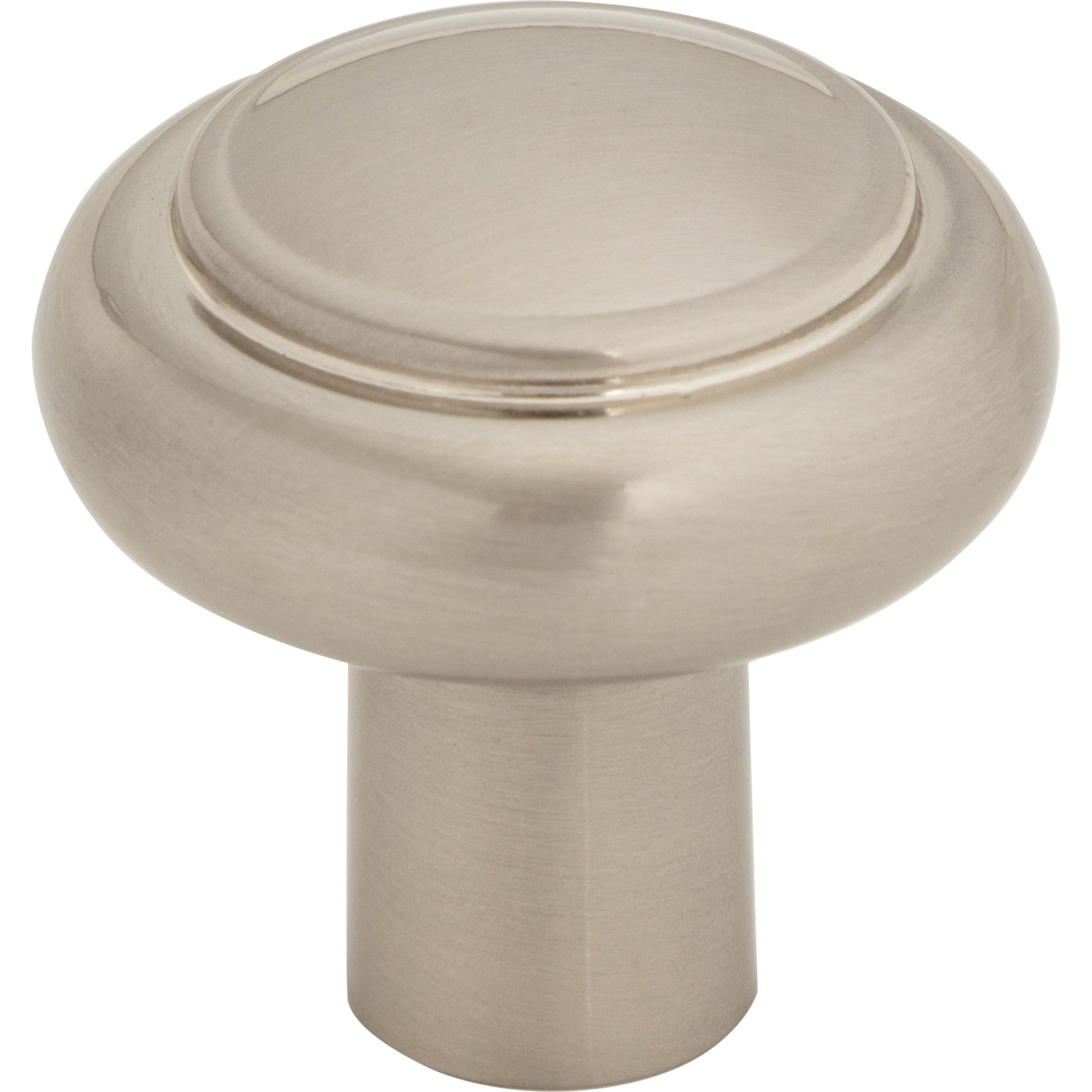 Worldwide Flooring Design Center Clarence Knob 1 1/4 Inch Brushed Satin Nickel Clarence Knob 1 1/4 Inch Brushed Satin Nickel Top Knobs Decorative Hardware