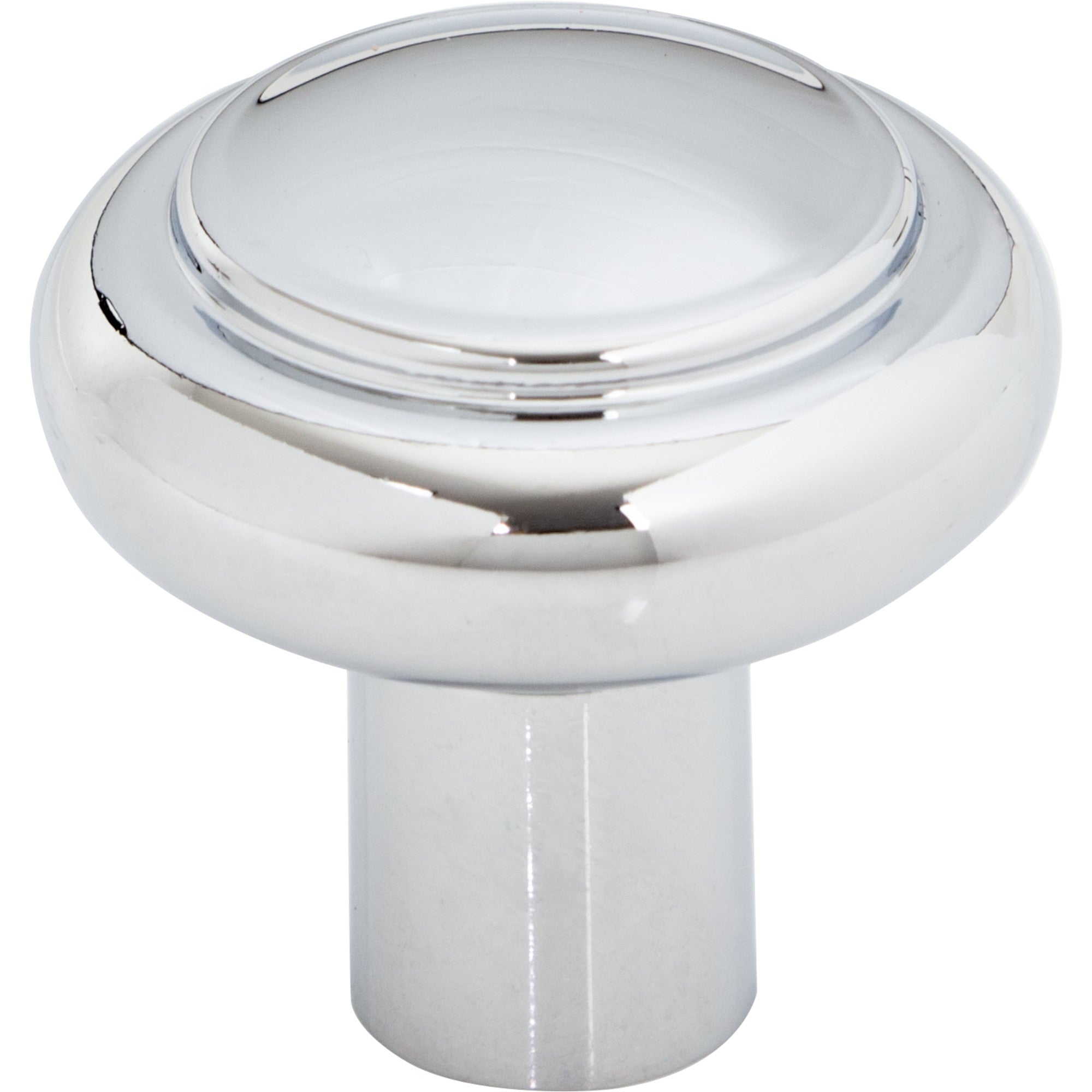 Worldwide Flooring Design Center Clarence Knob 1 1/4 Inch Polished Chrome Clarence Knob 1 1/4 Inch Polished Chrome Top Knobs Decorative Hardware