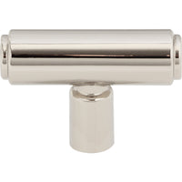Worldwide Flooring Design Center Clarence T-Knob 2 Inch Polished Nickel Clarence T-Knob 2 Inch Polished Nickel Top Knobs Decorative Hardware