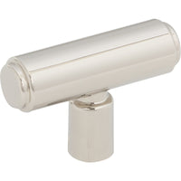 Worldwide Flooring Design Center Clarence T-Knob 2 Inch Polished Nickel Clarence T-Knob 2 Inch Polished Nickel Top Knobs Decorative Hardware