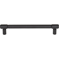 Worldwide Flooring Design Center Clarence Pull 6 5/16 Inch (c-c) Flat Black Clarence Pull 6 5/16 Inch (c-c) Flat Black Top Knobs Decorative Hardware