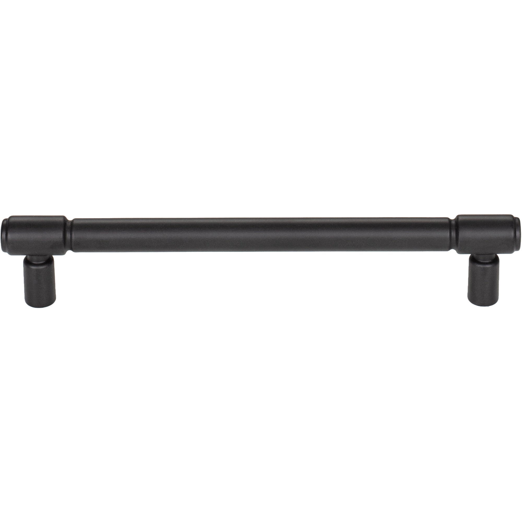 Worldwide Flooring Design Center Clarence Pull 6 5/16 Inch (c-c) Flat Black Clarence Pull 6 5/16 Inch (c-c) Flat Black Top Knobs Decorative Hardware