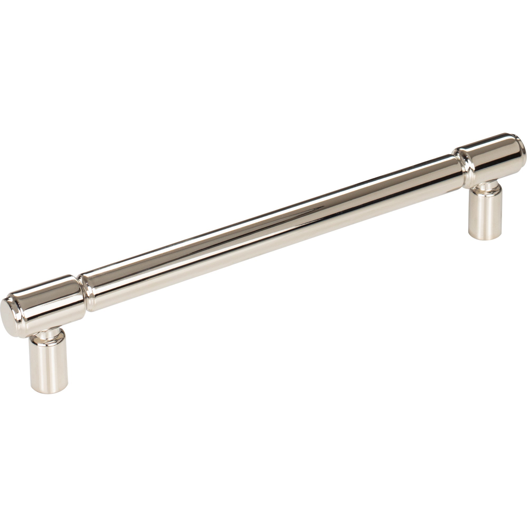 Worldwide Flooring Design Center Clarence Pull 6 5/16 Inch (c-c) Polished Nickel Clarence Pull 6 5/16 Inch (c-c) Polished Nickel Top Knobs Decorative Hardware