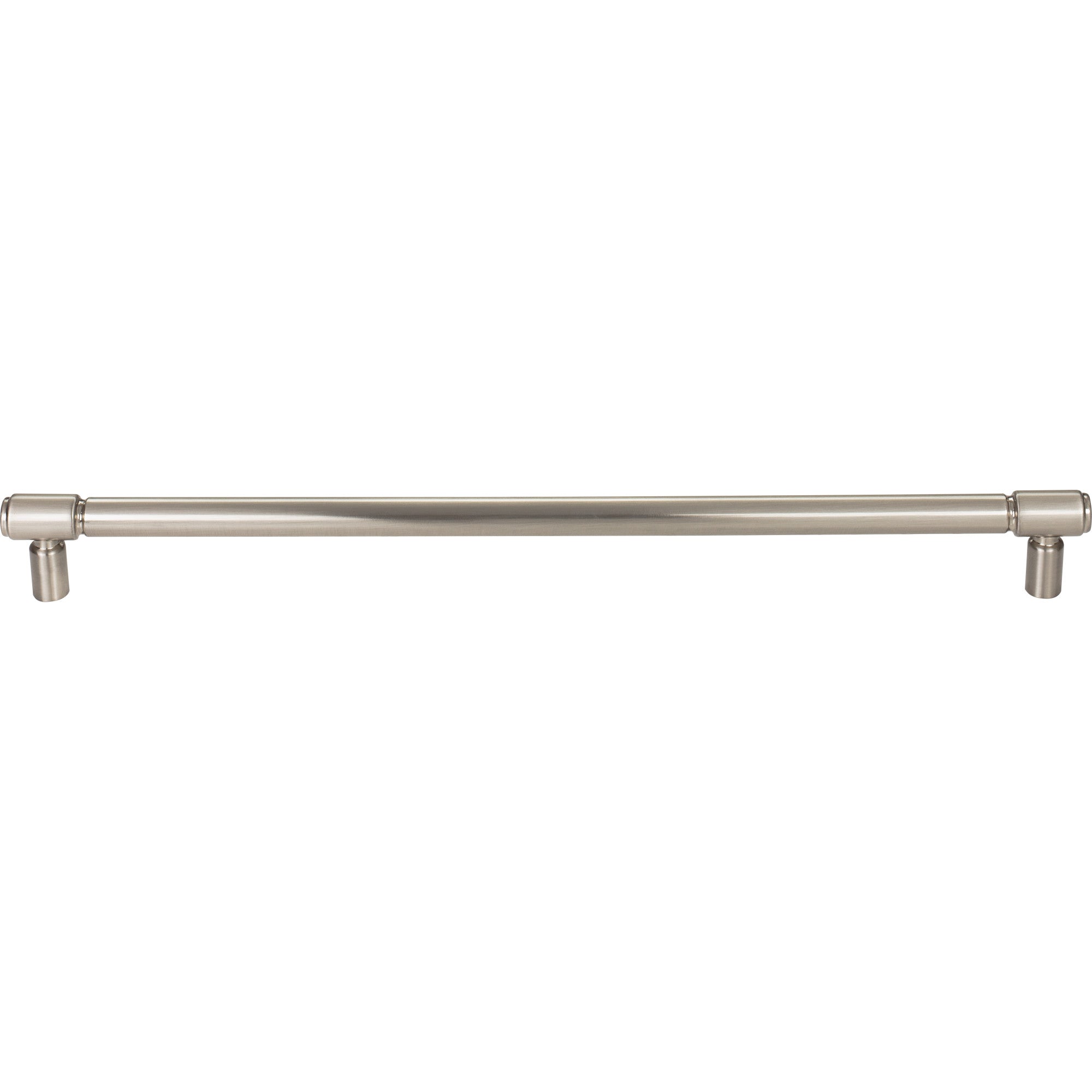 Worldwide Flooring Design Center Clarence Pull 12 Inch (c-c) Brushed Satin Nickel Clarence Pull 12 Inch (c-c) Brushed Satin Nickel Top Knobs Decorative Hardware
