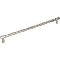 Worldwide Flooring Design Center Clarence Pull 12 Inch (c-c) Brushed Satin Nickel Clarence Pull 12 Inch (c-c) Brushed Satin Nickel Top Knobs Decorative Hardware