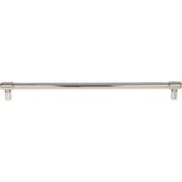 Worldwide Flooring Design Center Clarence Pull 12 Inch (c-c) Polished Nickel Clarence Pull 12 Inch (c-c) Polished Nickel Top Knobs Decorative Hardware