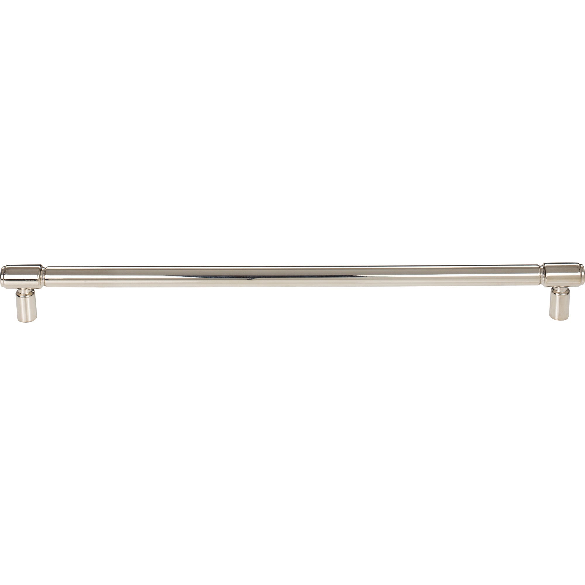 Worldwide Flooring Design Center Clarence Pull 12 Inch (c-c) Polished Nickel Clarence Pull 12 Inch (c-c) Polished Nickel Top Knobs Decorative Hardware