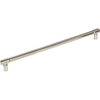 Worldwide Flooring Design Center Clarence Pull 12 Inch (c-c) Polished Nickel Clarence Pull 12 Inch (c-c) Polished Nickel Top Knobs Decorative Hardware