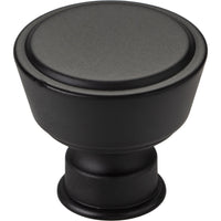 Worldwide Flooring Design Center Ormonde Knob 1 3/8 Inch Flat Black Ormonde Knob 1 3/8 Inch Flat Black Top Knobs Decorative Hardware