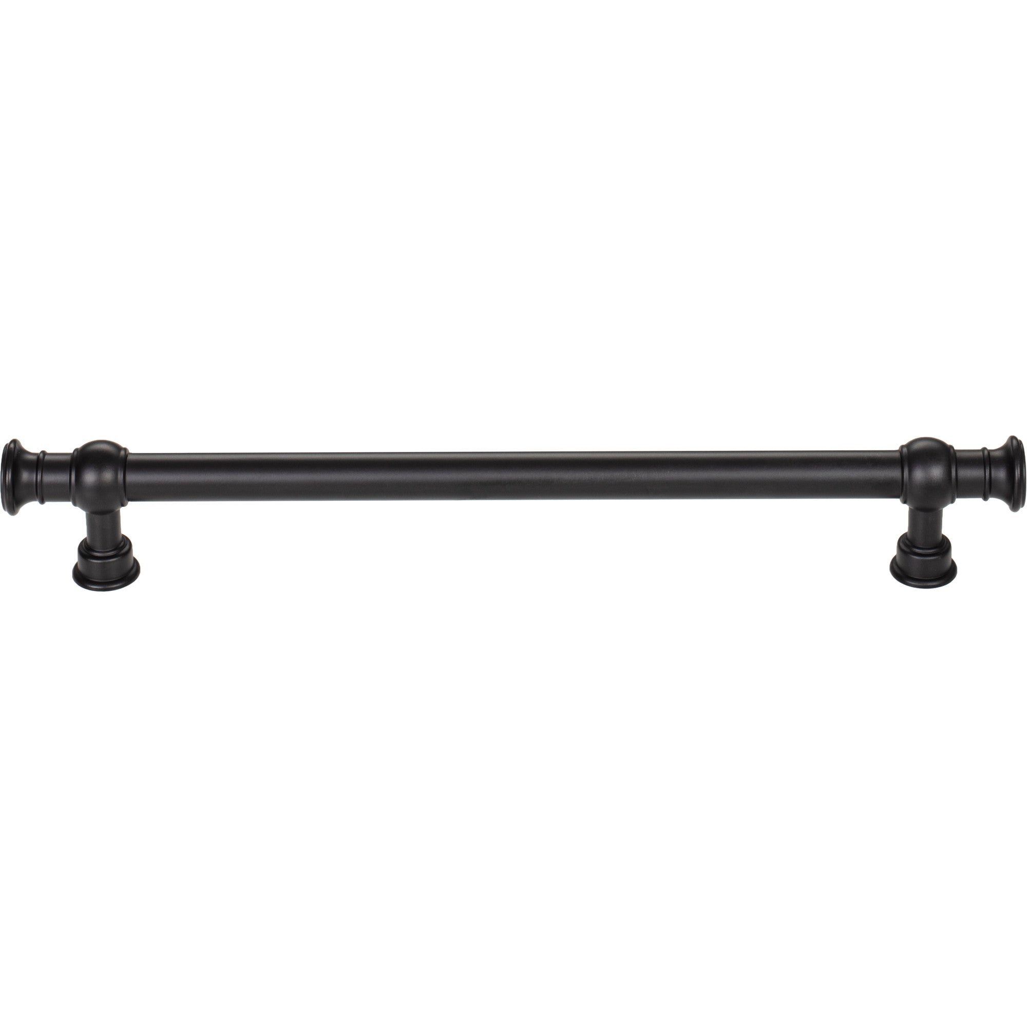 Worldwide Flooring Design Center Ormonde Pull 7 9/16 Inch (c-c) Flat Black Ormonde Pull 7 9/16 Inch (c-c) Flat Black Top Knobs Decorative Hardware