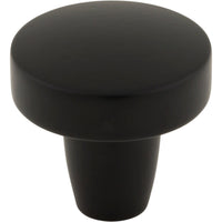 Worldwide Flooring Design Center Florham Knob 1 1/4 Inch Flat Black Florham Knob 1 1/4 Inch Flat Black Top Knobs Decorative Hardware