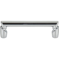 Worldwide Flooring Design Center Florham Pull 3 3/4 Inch (c-c) Polished Chrome Florham Pull 3 3/4 Inch (c-c) Polished Chrome Top Knobs Decorative Hardware