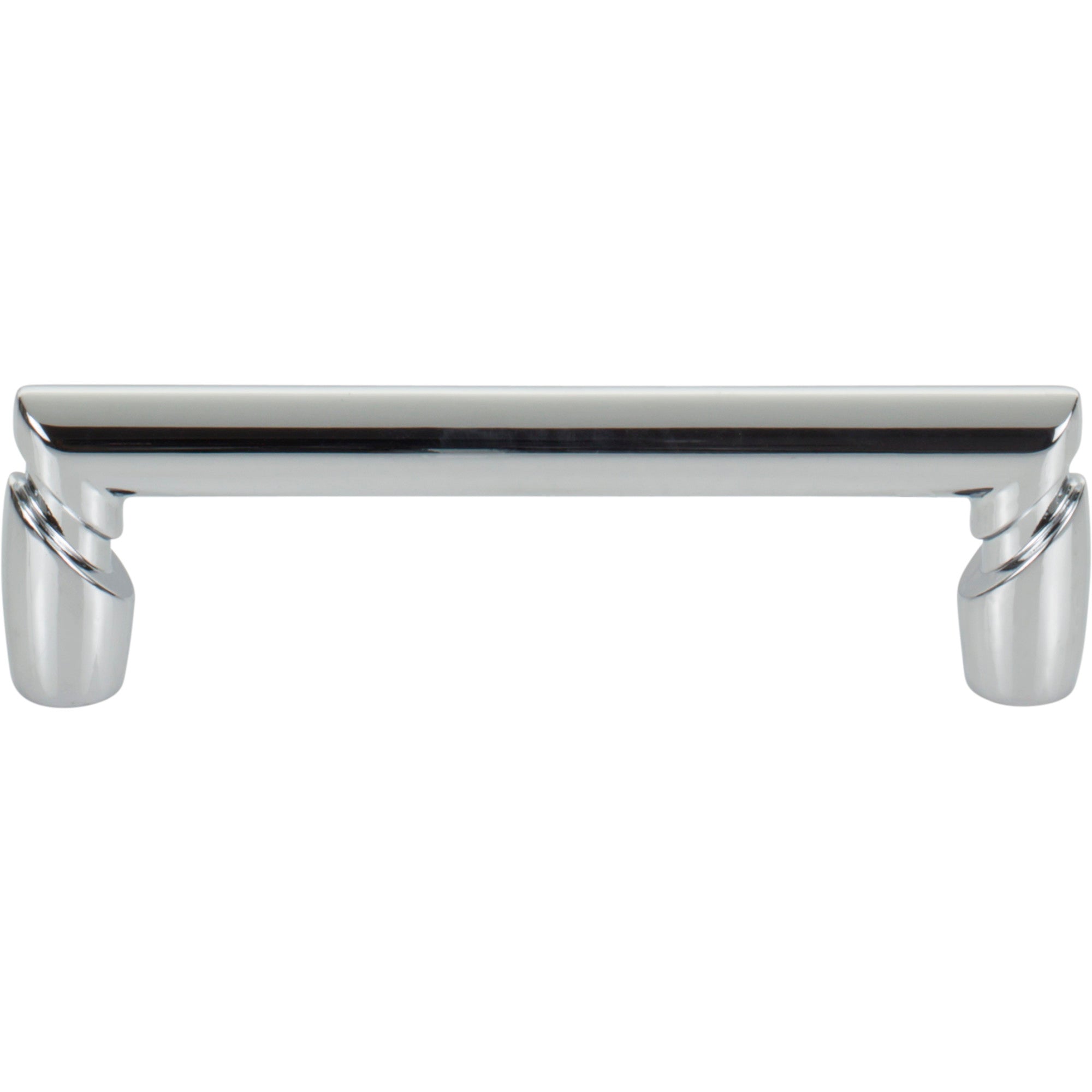 Worldwide Flooring Design Center Florham Pull 3 3/4 Inch (c-c) Polished Chrome Florham Pull 3 3/4 Inch (c-c) Polished Chrome Top Knobs Decorative Hardware
