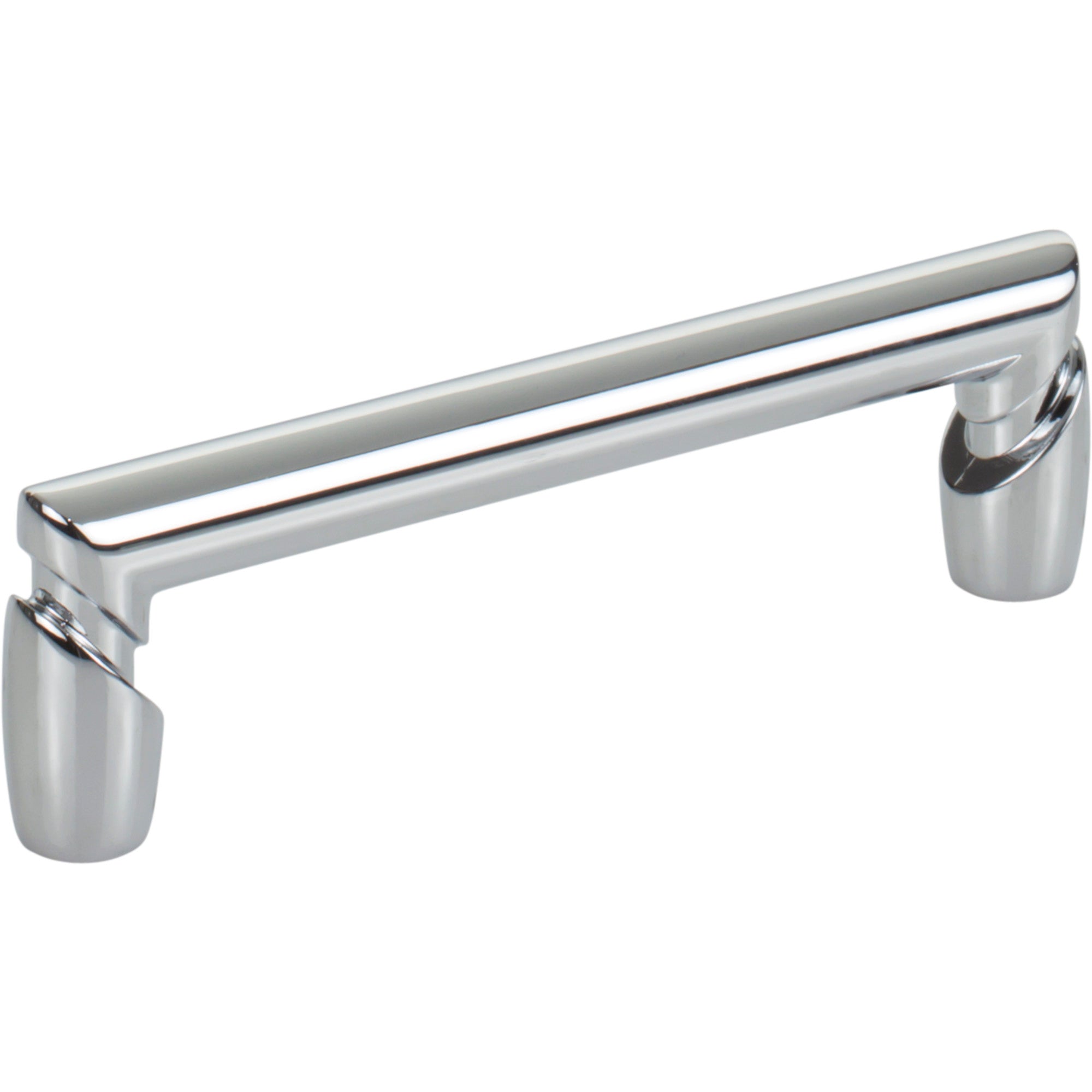 Worldwide Flooring Design Center Florham Pull 3 3/4 Inch (c-c) Polished Chrome Florham Pull 3 3/4 Inch (c-c) Polished Chrome Top Knobs Decorative Hardware