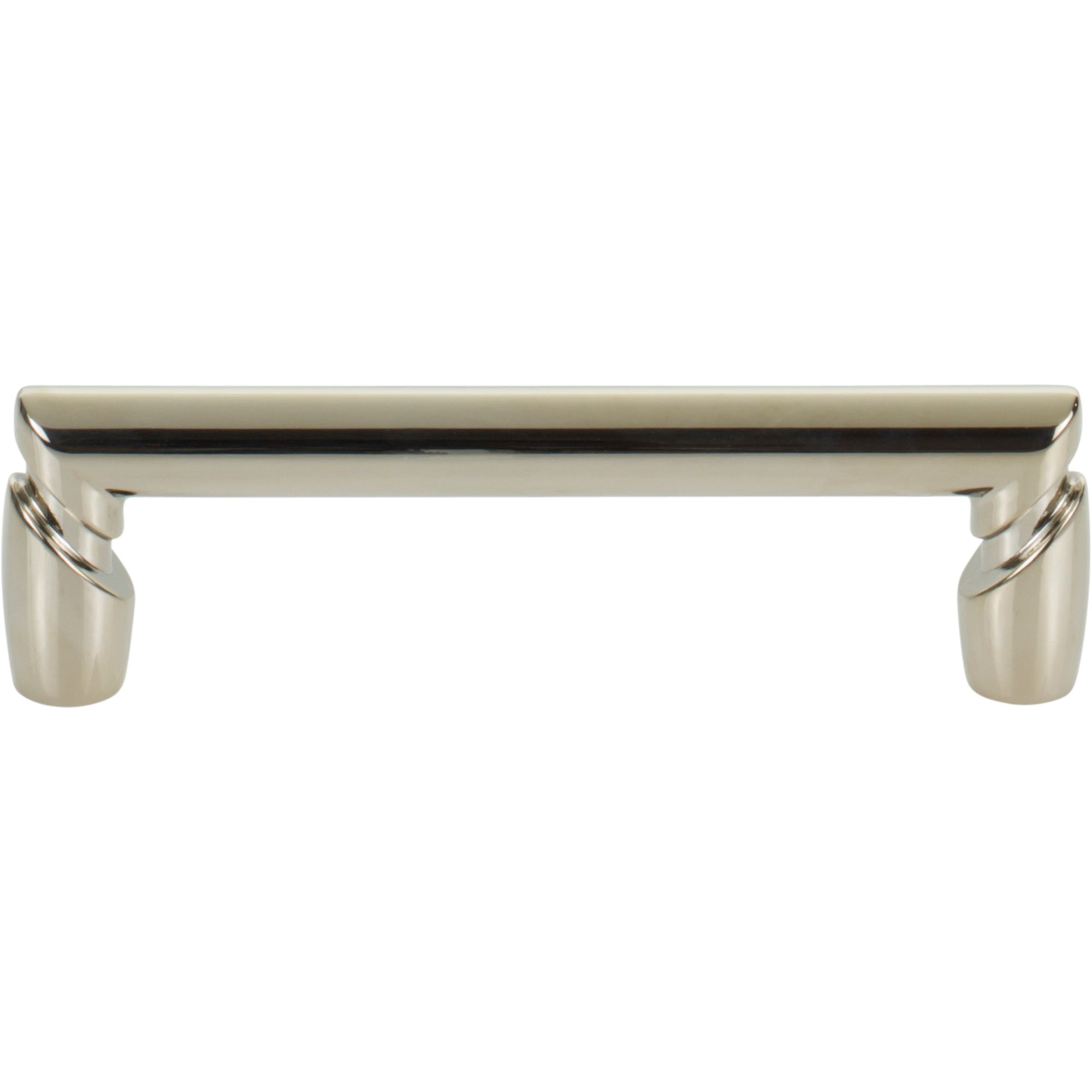 Worldwide Flooring Design Center Florham Pull 3 3/4 Inch (c-c) Polished Nickel Florham Pull 3 3/4 Inch (c-c) Polished Nickel Top Knobs Decorative Hardware