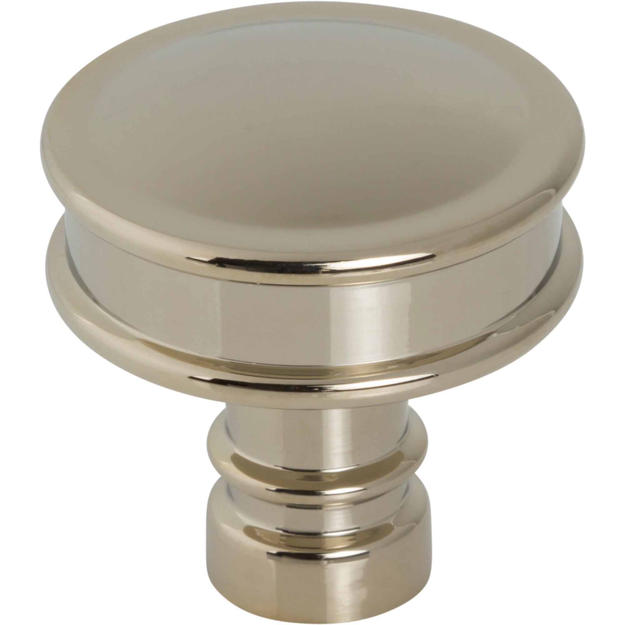 Worldwide Flooring Design Center Cranford Knob 1 1/4 Inch Polished Nickel Cranford Knob 1 1/4 Inch Polished Nickel Top Knobs Decorative Hardware