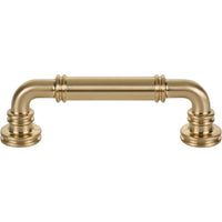 Worldwide Flooring Design Center Cranford Pull 3 3/4 Inch (c-c) Honey Bronze Cranford Pull 3 3/4 Inch (c-c) Honey Bronze Top Knobs Decorative Hardware