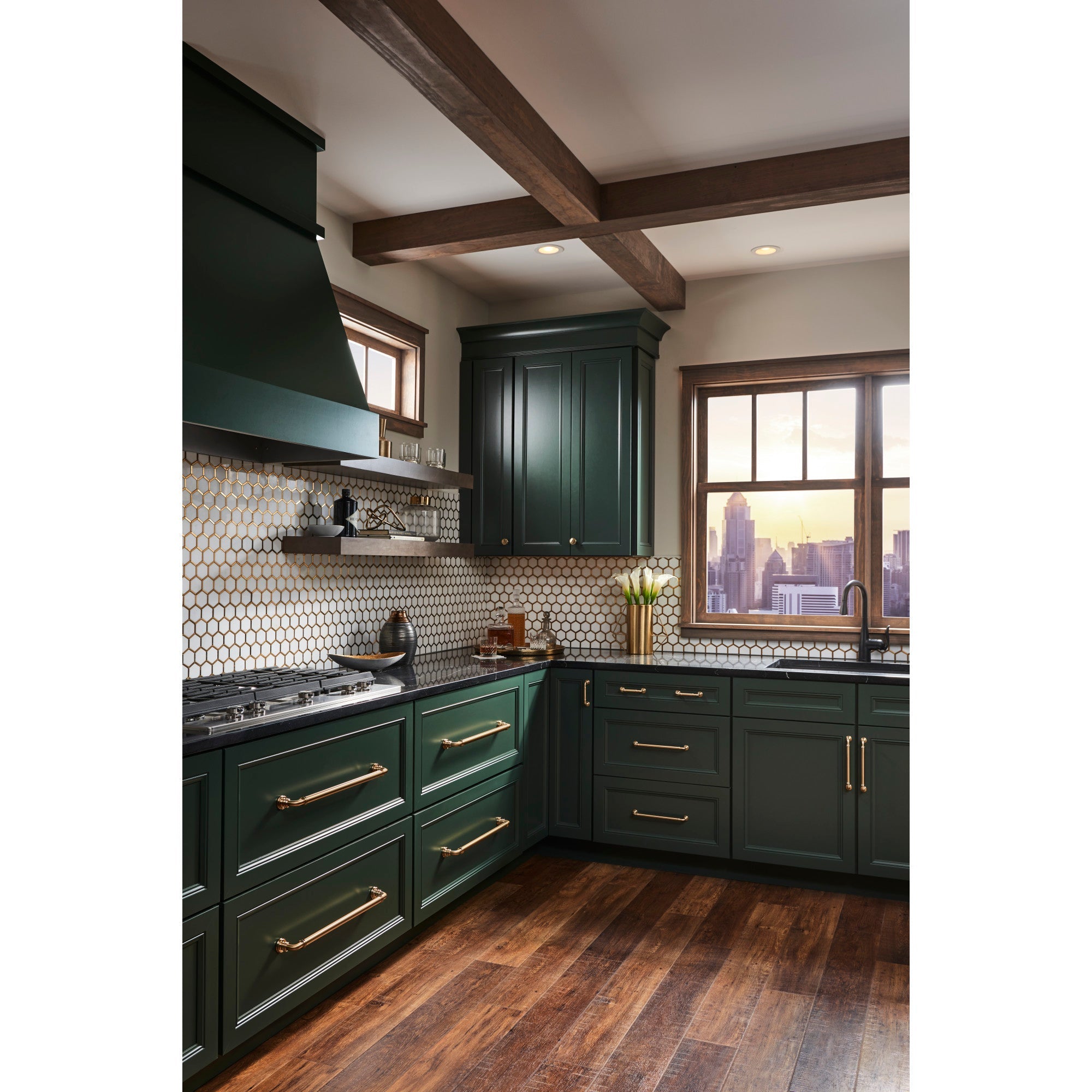 Worldwide Flooring Design Center Cranford Pull 3 3/4 Inch (c-c) Honey Bronze Cranford Pull 3 3/4 Inch (c-c) Honey Bronze Top Knobs Decorative Hardware