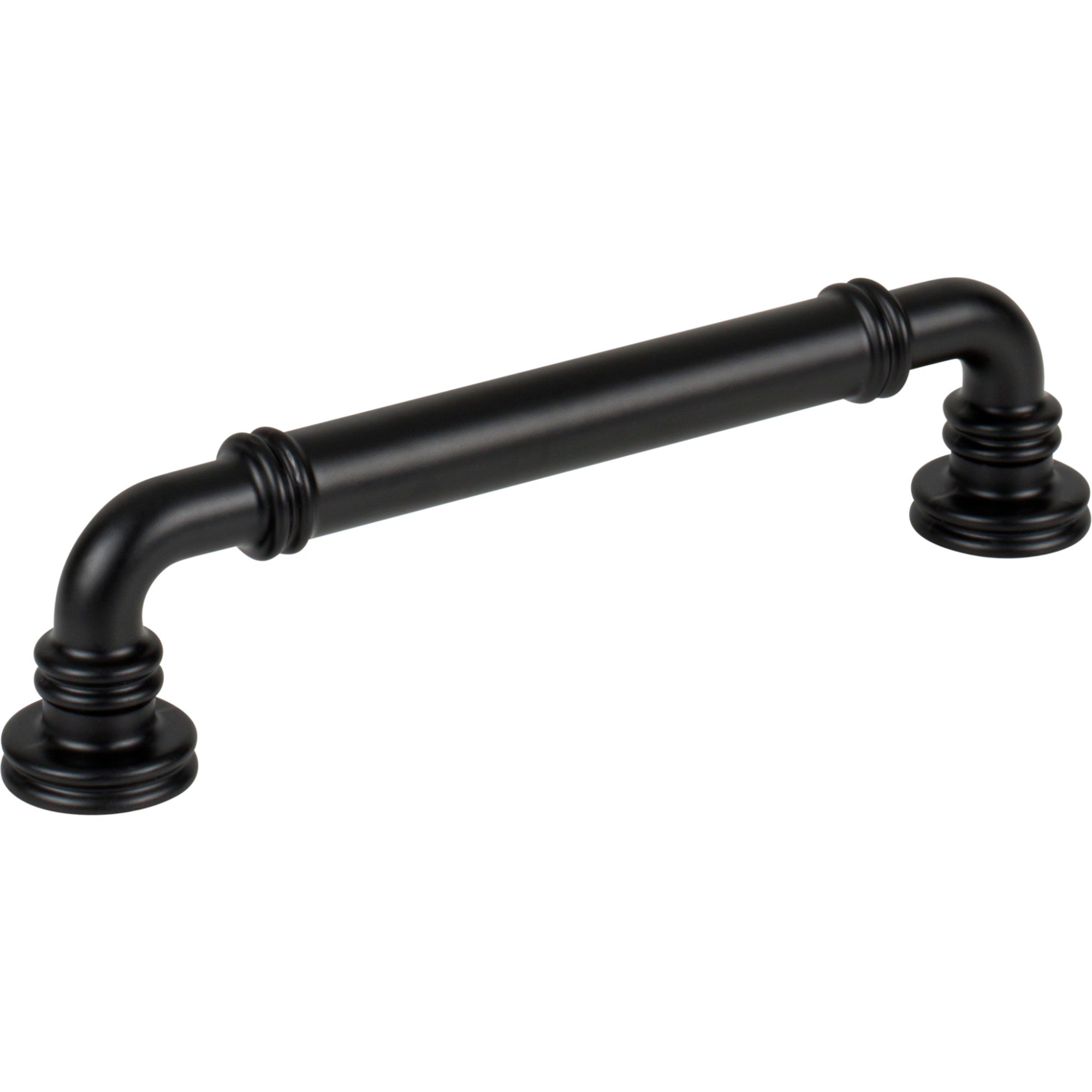 Worldwide Flooring Design Center Cranford Pull 5 1/16 Inch (c-c) Flat Black Cranford Pull 5 1/16 Inch (c-c) Flat Black Top Knobs Decorative Hardware