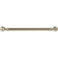 Worldwide Flooring Design Center Cranford Pull 8 13/16 Inch (c-c) Polished Nickel Cranford Pull 8 13/16 Inch (c-c) Polished Nickel Top Knobs Decorative Hardware