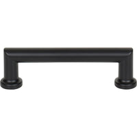 Worldwide Flooring Design Center Morris Pull 3 3/4 Inch (c-c) Flat Black Morris Pull 3 3/4 Inch (c-c) Flat Black Top Knobs Decorative Hardware