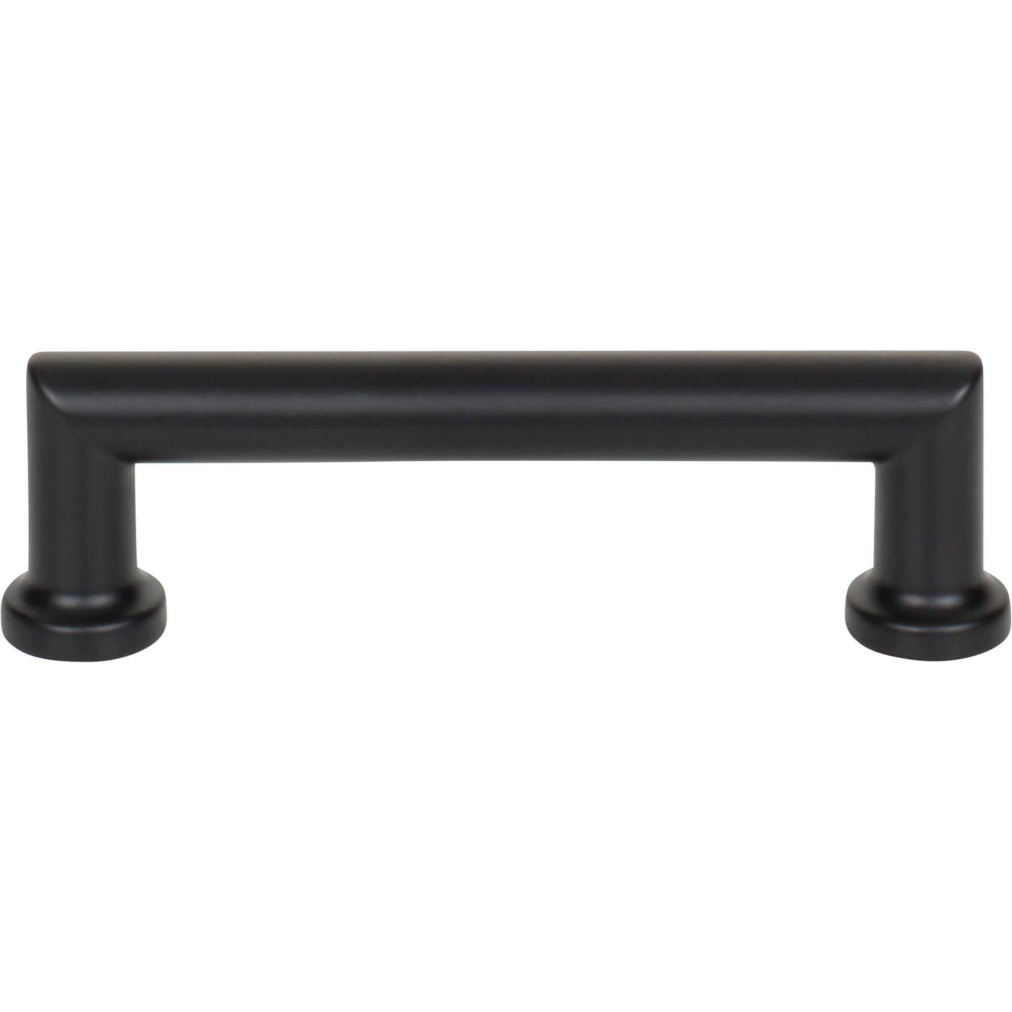 Worldwide Flooring Design Center Morris Pull 3 3/4 Inch (c-c) Flat Black Morris Pull 3 3/4 Inch (c-c) Flat Black Top Knobs Decorative Hardware