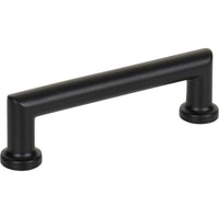 Worldwide Flooring Design Center Morris Pull 3 3/4 Inch (c-c) Flat Black Morris Pull 3 3/4 Inch (c-c) Flat Black Top Knobs Decorative Hardware
