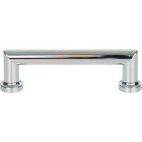 Worldwide Flooring Design Center Morris Pull 3 3/4 Inch (c-c) Polished Chrome Morris Pull 3 3/4 Inch (c-c) Polished Chrome Top Knobs Decorative Hardware