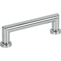 Worldwide Flooring Design Center Morris Pull 3 3/4 Inch (c-c) Polished Chrome Morris Pull 3 3/4 Inch (c-c) Polished Chrome Top Knobs Decorative Hardware