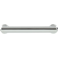 Worldwide Flooring Design Center Morris Pull 3 3/4 Inch (c-c) Polished Chrome Morris Pull 3 3/4 Inch (c-c) Polished Chrome Top Knobs Decorative Hardware