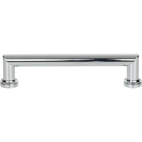 Worldwide Flooring Design Center Morris Pull 5 1/16 Inch (c-c) Polished Chrome Morris Pull 5 1/16 Inch (c-c) Polished Chrome Top Knobs Decorative Hardware