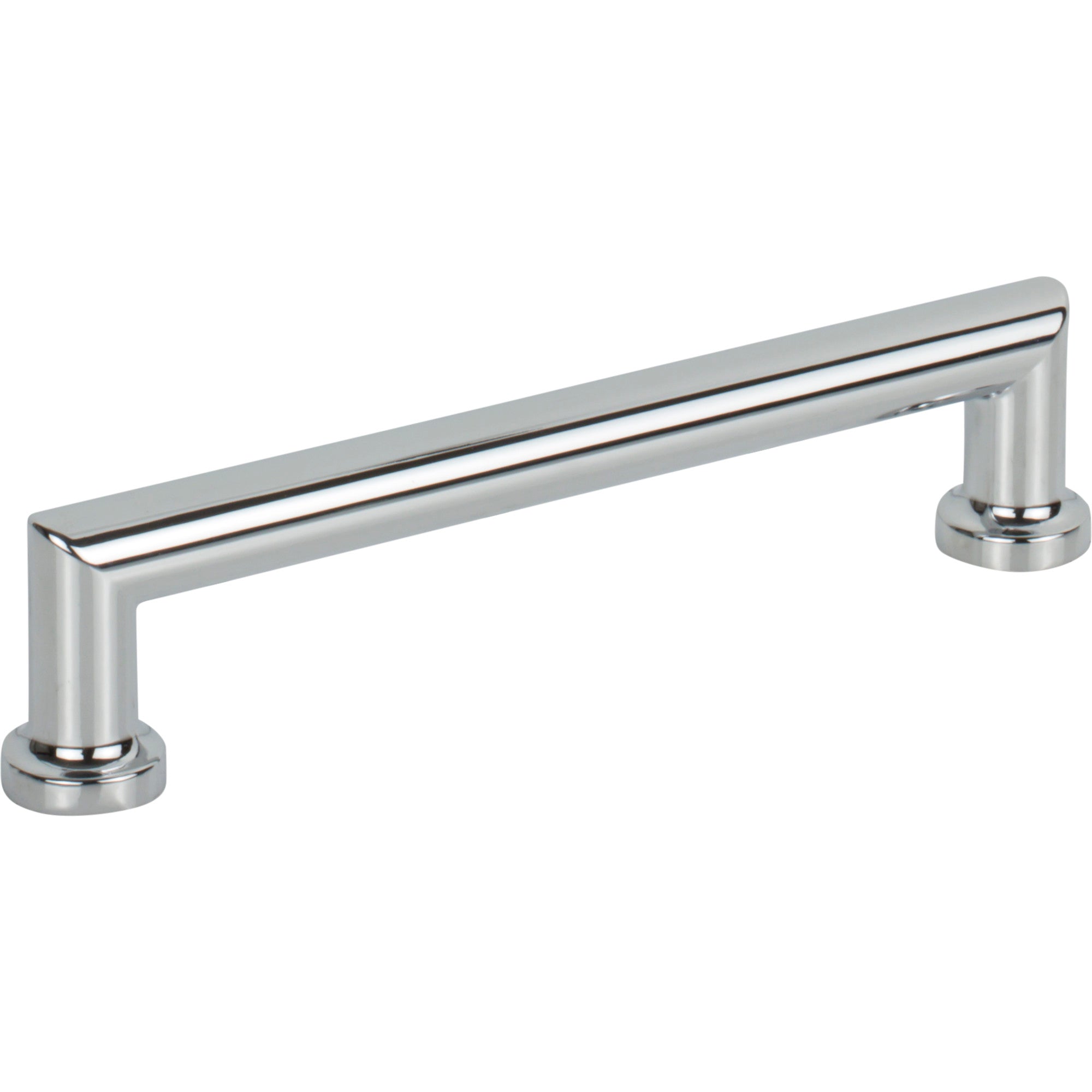 Worldwide Flooring Design Center Morris Pull 5 1/16 Inch (c-c) Polished Chrome Morris Pull 5 1/16 Inch (c-c) Polished Chrome Top Knobs Decorative Hardware