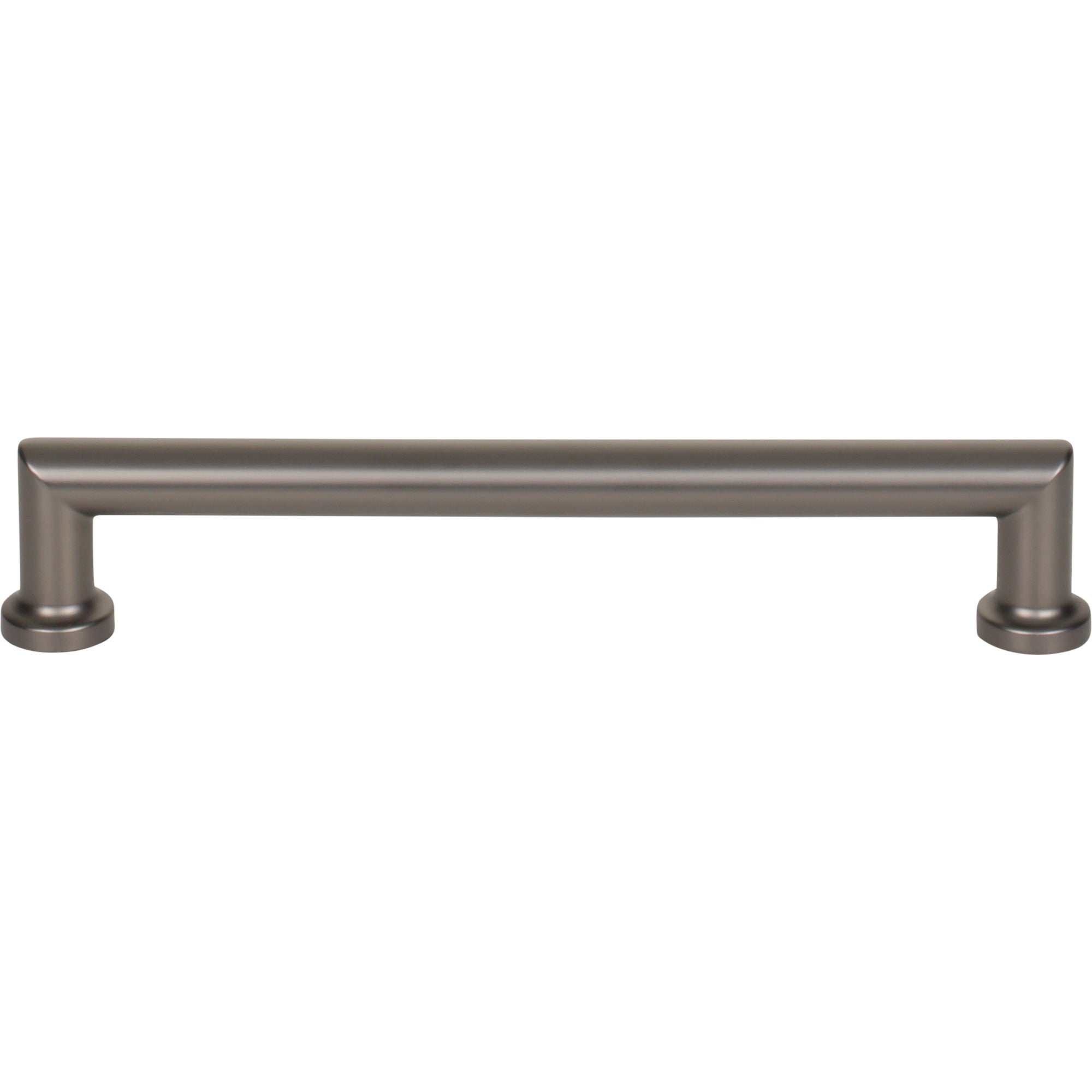 Worldwide Flooring Design Center Morris Pull 6 5/16 Inch (c-c) Ash Gray Morris Pull 6 5/16 Inch (c-c) Ash Gray Top Knobs Decorative Hardware