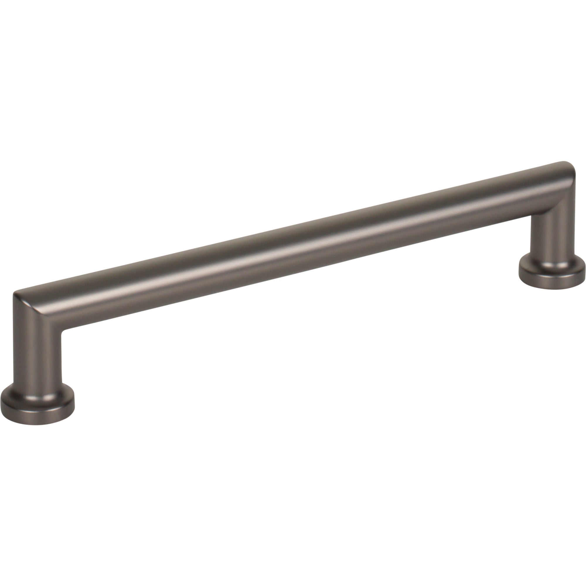 Worldwide Flooring Design Center Morris Pull 6 5/16 Inch (c-c) Ash Gray Morris Pull 6 5/16 Inch (c-c) Ash Gray Top Knobs Decorative Hardware
