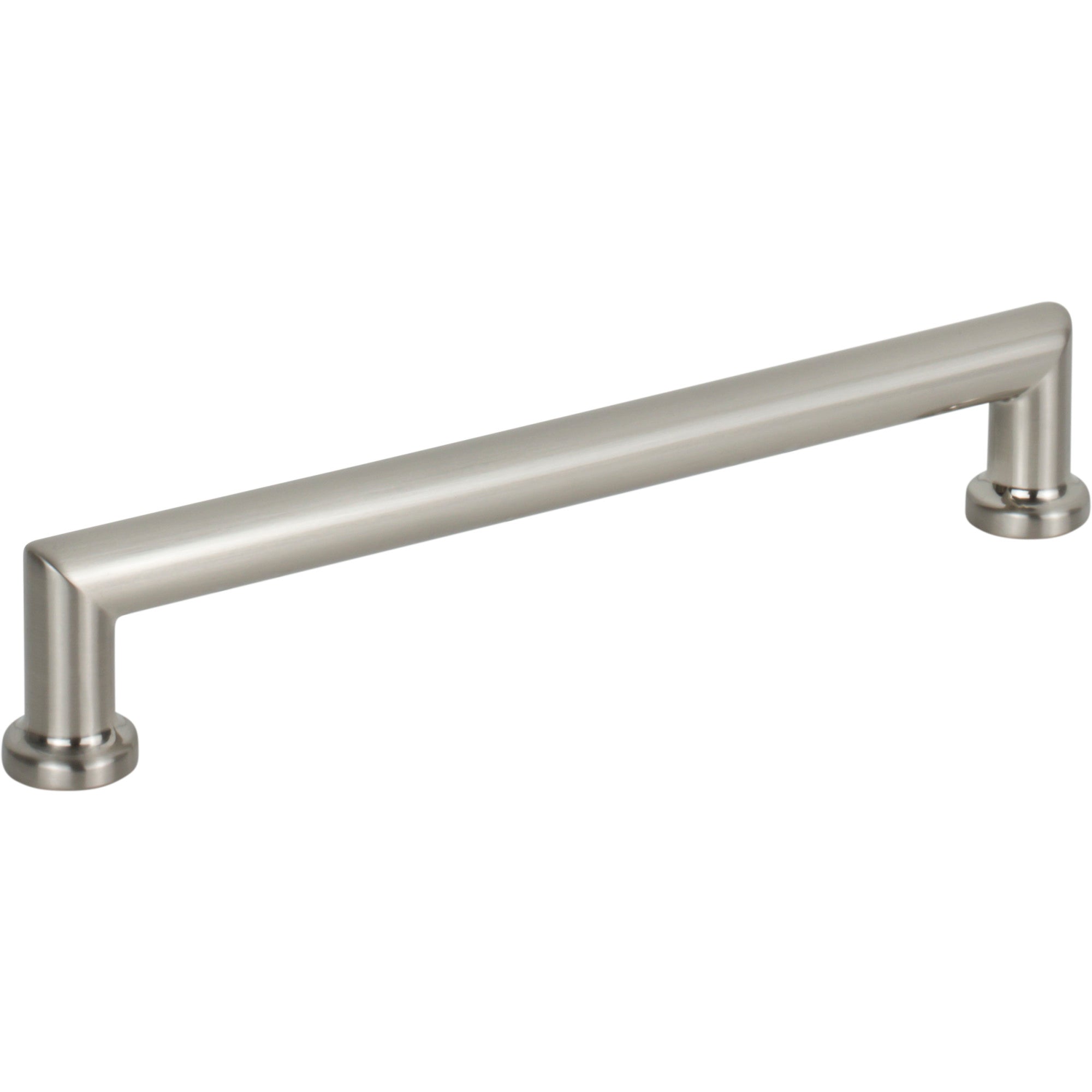 Worldwide Flooring Design Center Morris Pull 6 5/16 Inch (c-c) Brushed Satin Nickel Morris Pull 6 5/16 Inch (c-c) Brushed Satin Nickel Top Knobs Decorative Hardware