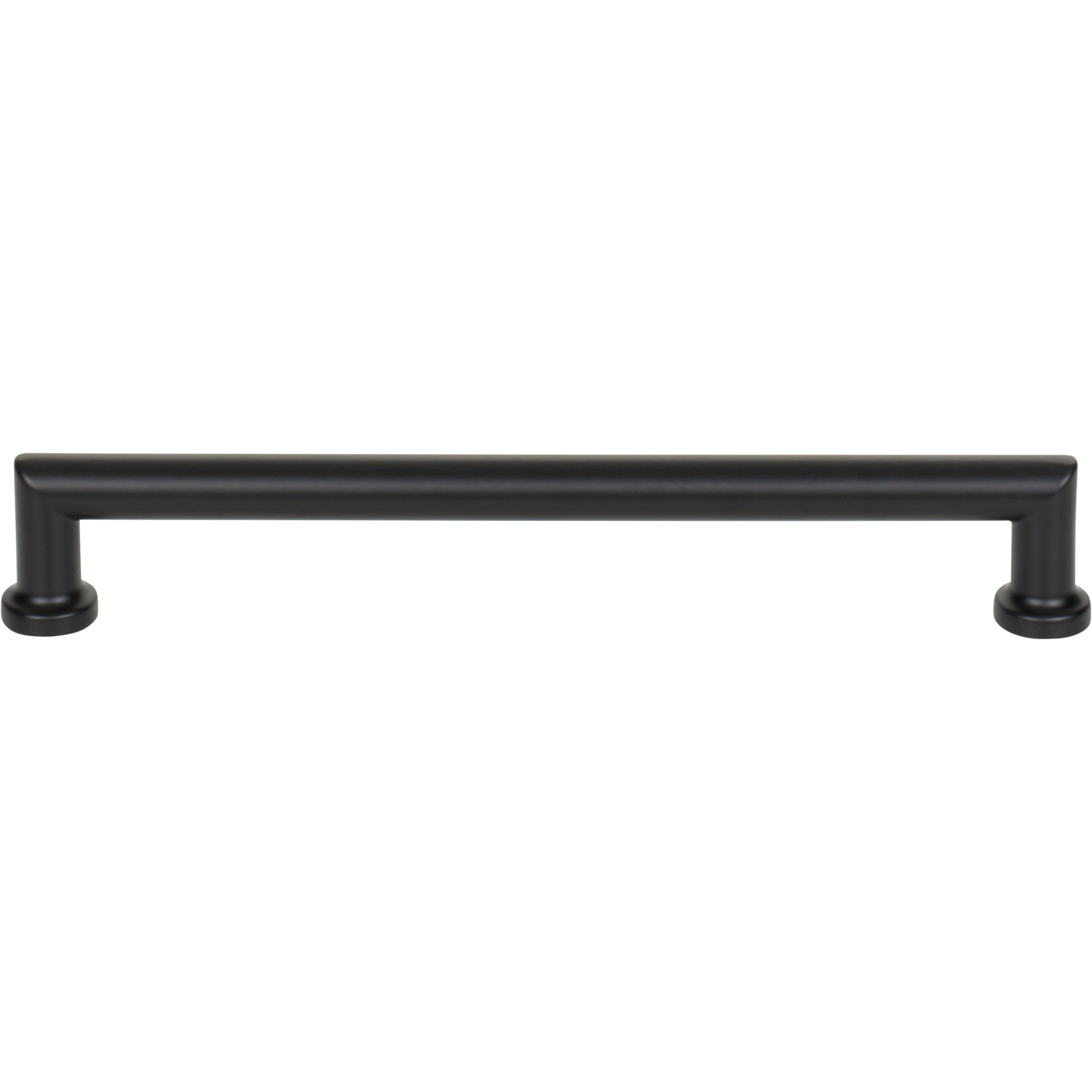 Worldwide Flooring Design Center Morris Pull 7 9/16 Inch (c-c) Flat Black Morris Pull 7 9/16 Inch (c-c) Flat Black Top Knobs Decorative Hardware
