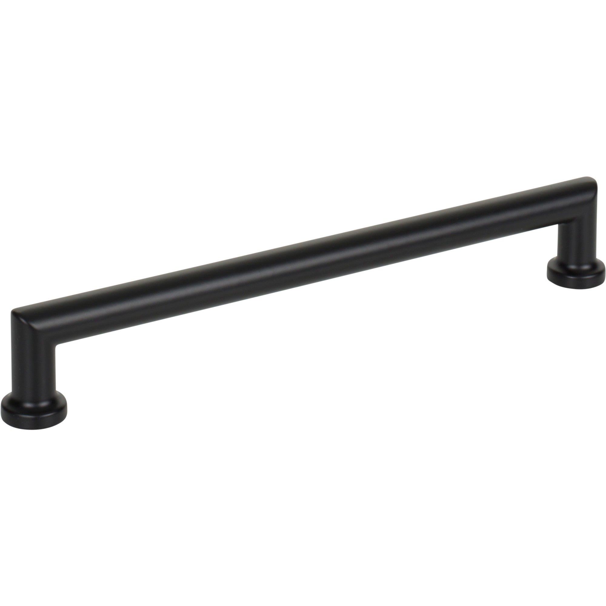 Worldwide Flooring Design Center Morris Pull 7 9/16 Inch (c-c) Flat Black Morris Pull 7 9/16 Inch (c-c) Flat Black Top Knobs Decorative Hardware