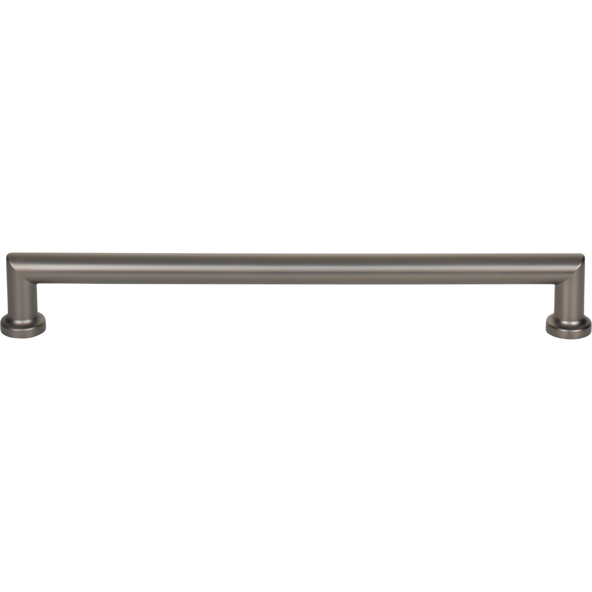 Worldwide Flooring Design Center Morris Pull 8 13/16 Inch (c-c) Ash Gray Morris Pull 8 13/16 Inch (c-c) Ash Gray Top Knobs Decorative Hardware