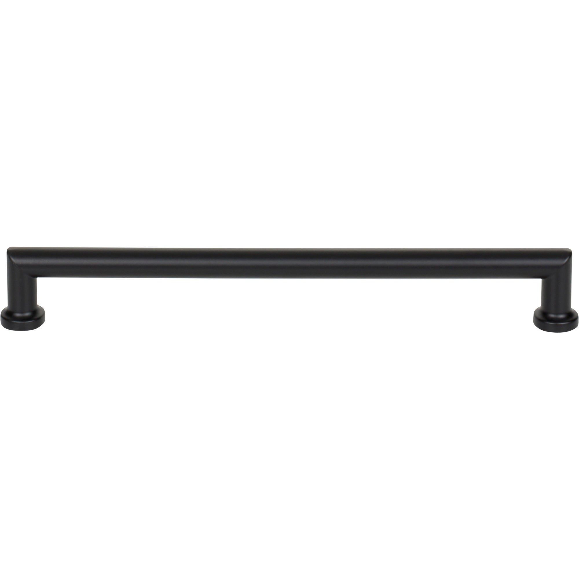 Worldwide Flooring Design Center Morris Pull 8 13/16 Inch (c-c) Flat Black Morris Pull 8 13/16 Inch (c-c) Flat Black Top Knobs Decorative Hardware