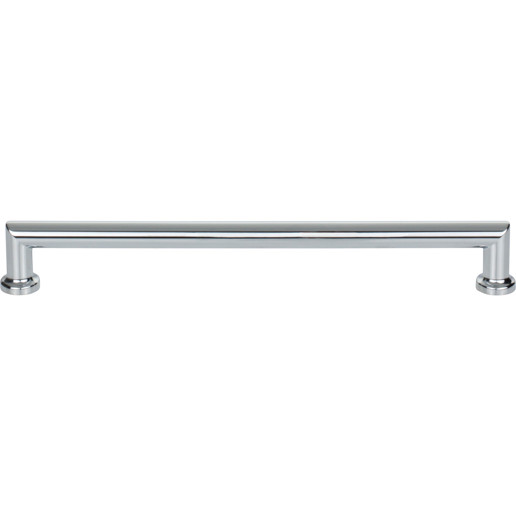 Worldwide Flooring Design Center Morris Pull 8 13/16 Inch (c-c) Polished Chrome Morris Pull 8 13/16 Inch (c-c) Polished Chrome Top Knobs Decorative Hardware