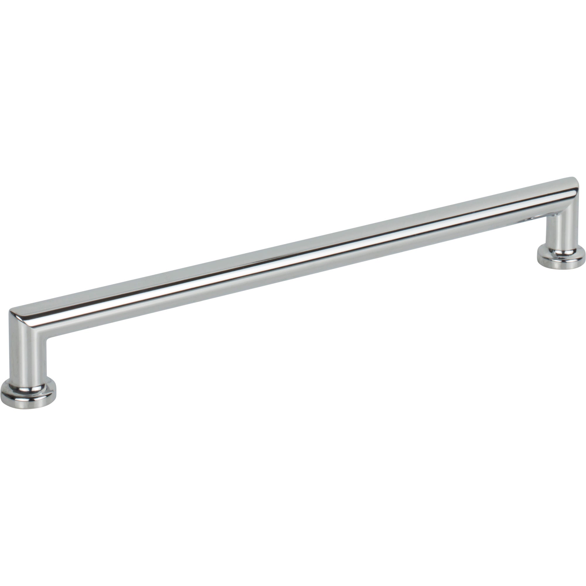 Worldwide Flooring Design Center Morris Pull 8 13/16 Inch (c-c) Polished Chrome Morris Pull 8 13/16 Inch (c-c) Polished Chrome Top Knobs Decorative Hardware