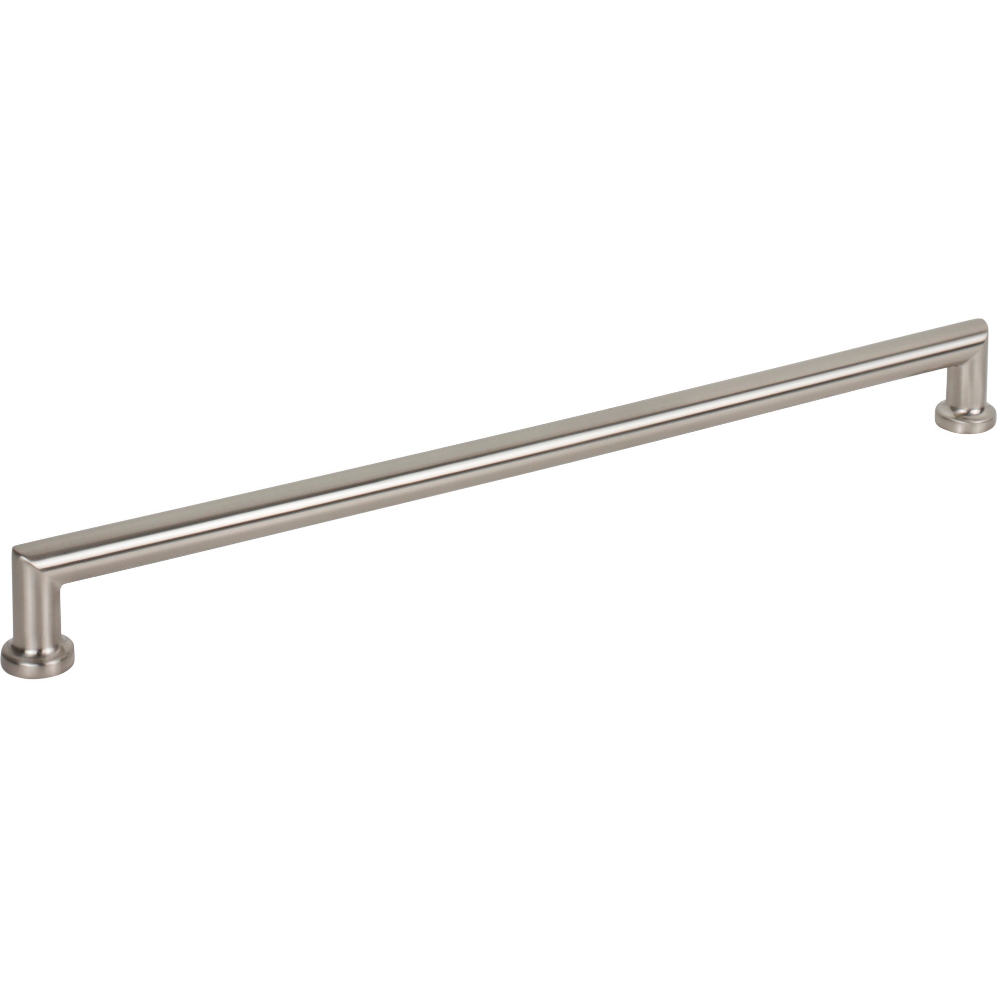 Worldwide Flooring Design Center Morris Pull 12 Inch (c-c) Brushed Satin Nickel Morris Pull 12 Inch (c-c) Brushed Satin Nickel Top Knobs Decorative Hardware
