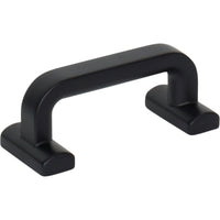 Worldwide Flooring Design Center Harrison Pull 2 1/2 Inch (c-c) Flat Black Harrison Pull 2 1/2 Inch (c-c) Flat Black Top Knobs Decorative Hardware