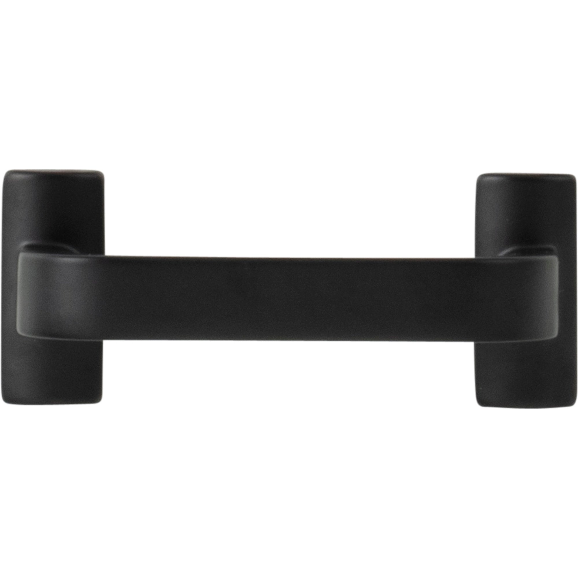 Worldwide Flooring Design Center Harrison Pull 2 1/2 Inch (c-c) Flat Black Harrison Pull 2 1/2 Inch (c-c) Flat Black Top Knobs Decorative Hardware