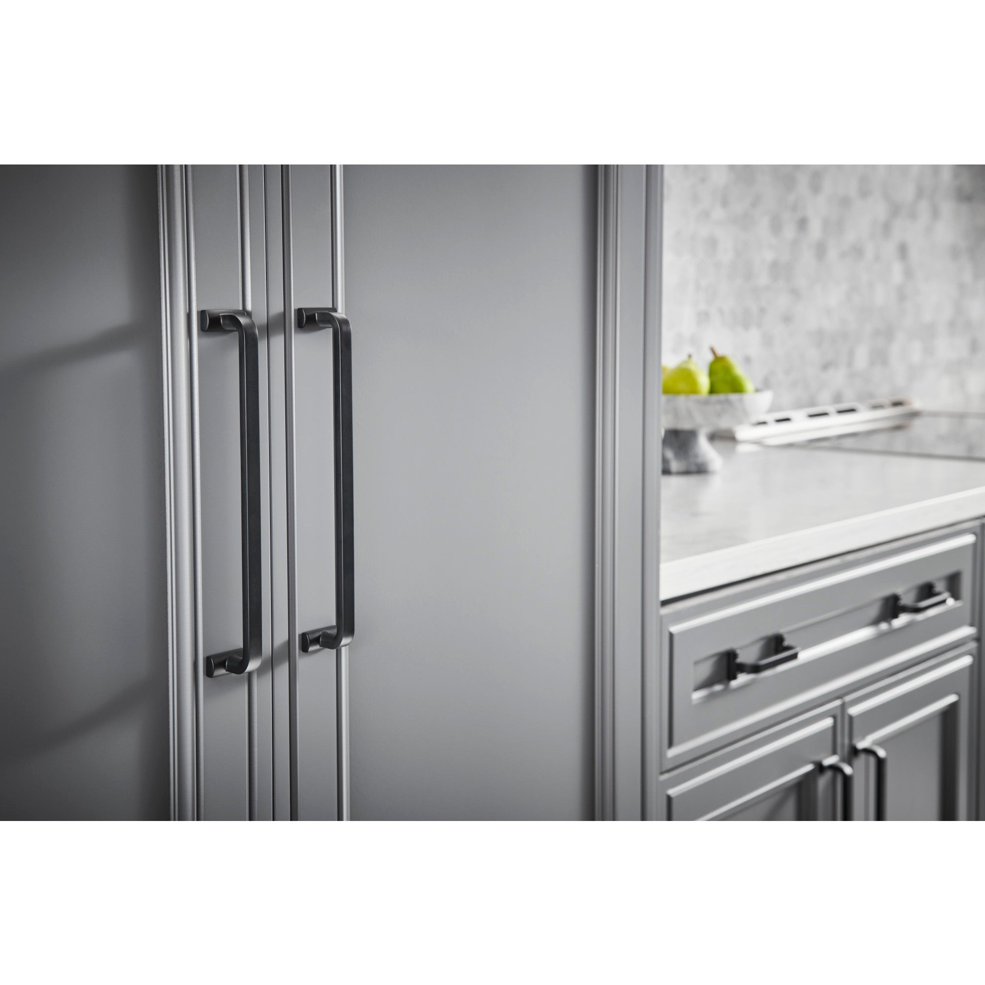 Worldwide Flooring Design Center Harrison Pull 2 1/2 Inch (c-c) Flat Black Harrison Pull 2 1/2 Inch (c-c) Flat Black Top Knobs Decorative Hardware