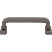 Worldwide Flooring Design Center Harrison Pull 3 3/4 Inch (c-c) Ash Gray Harrison Pull 3 3/4 Inch (c-c) Ash Gray Top Knobs Decorative Hardware