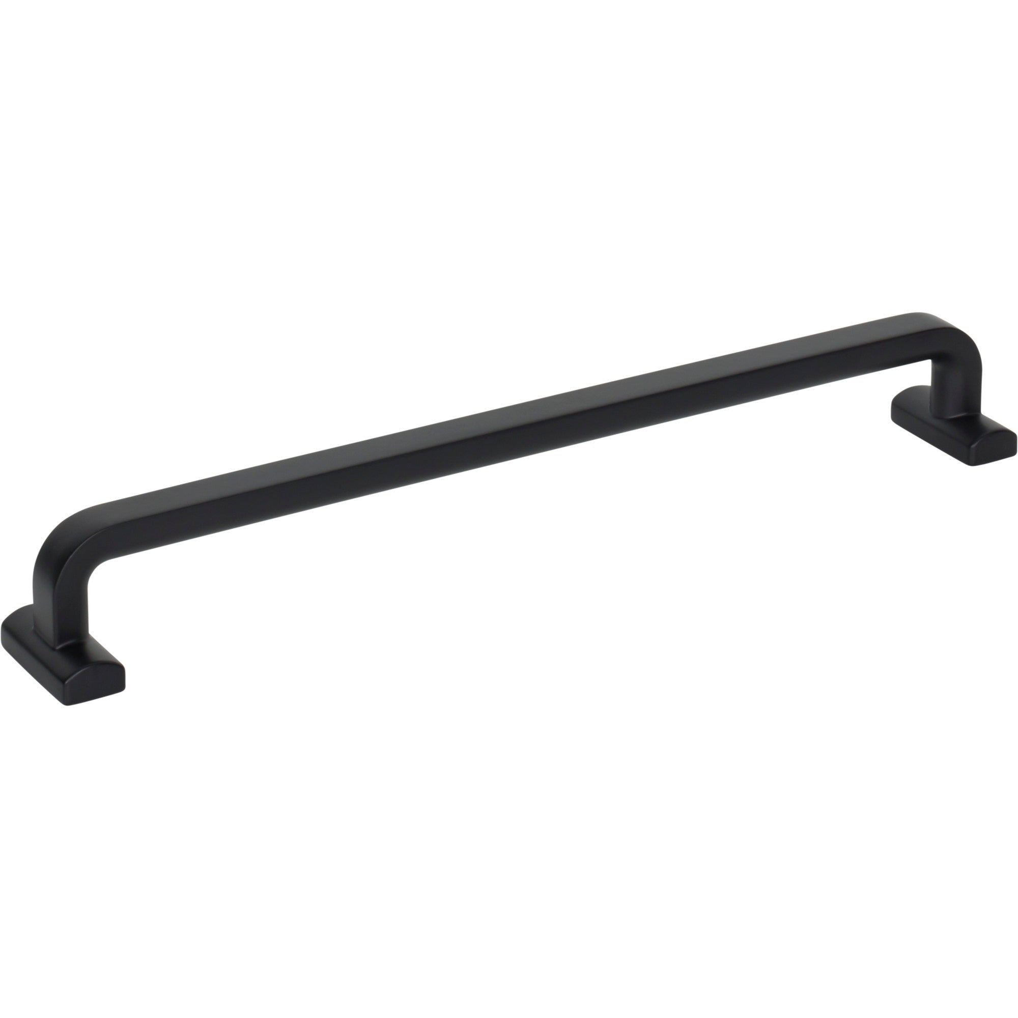 Worldwide Flooring Design Center Harrison Pull 8 13/16 Inch (c-c) Flat Black Harrison Pull 8 13/16 Inch (c-c) Flat Black Top Knobs Decorative Hardware