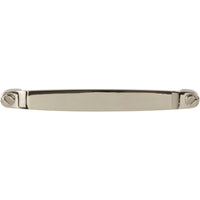 Worldwide Flooring Design Center Haddonfield Pull 3 3/4 Inch (c-c) Polished Nickel Haddonfield Pull 3 3/4 Inch (c-c) Polished Nickel Top Knobs Decorative Hardware